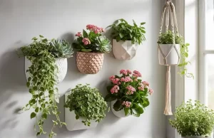 Guia Completo de Plantas Compactas que Crescem em Vasos de Parede